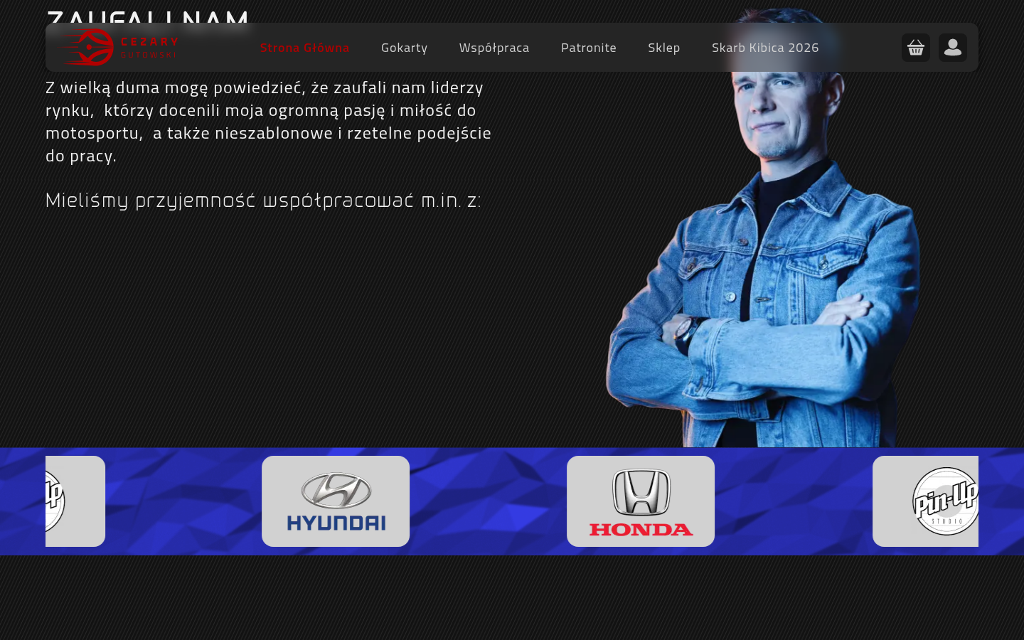 Sekcja „Zaufali nam” z logotypami partnerów